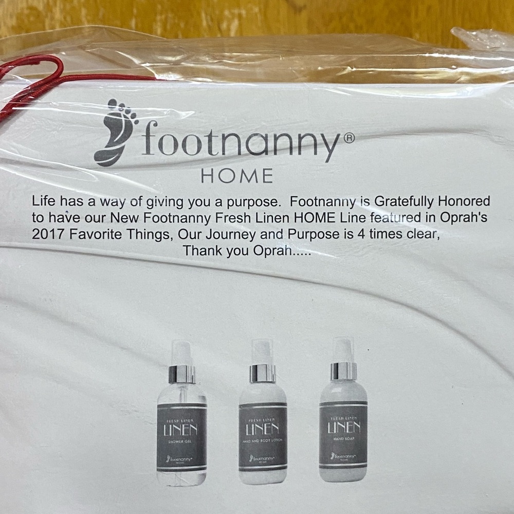 Footnanny Home Line Fresh Linen Bath and Beauty Products Set - Picture 10 of 10